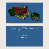 Cool Santa Claus-kersttrike Visitekaartje (Voorkant /achterkant)