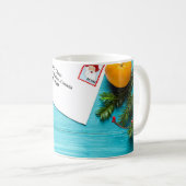Cool Santa Claus Letter Koffiemok (Voorkant rechts)