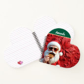 Cool Santa Claus Notitieboek (Binnen)