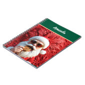 Cool Santa Claus Notitieboek (Linkerzijde)