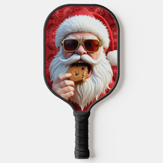 Cool Santa Claus Pickleball Paddle (Voorkant)