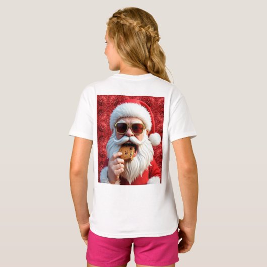 Cool Santa Claus T-shirt (Achterkant volledig)
