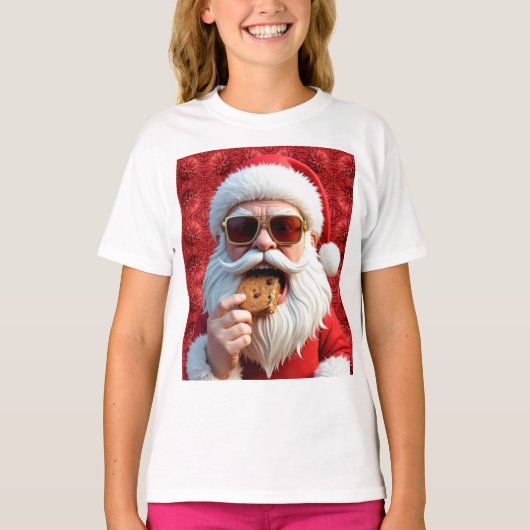 Cool Santa Claus T-shirt (Voorkant)