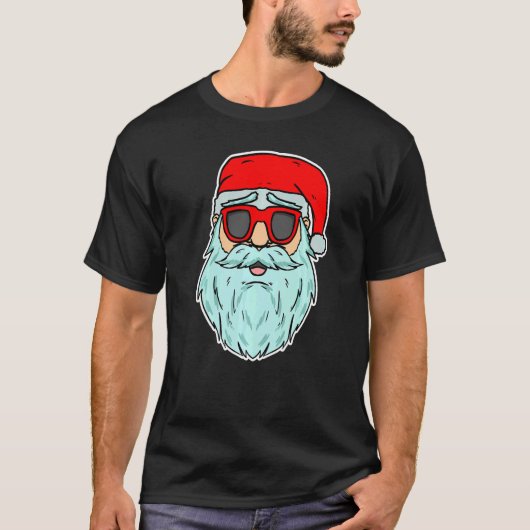 Cool Santa Claus Xmas Party Merry Christmas  1 T-shirt (Voorkant)