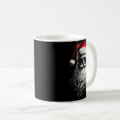 Cool Santa Clause Kerst Grappige Kerstman Zonnestr Koffiemok (Voorkant rechts)