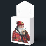 Cool Santa Drink Iced Coffee Christmas Art Bedankdoosjes<br><div class="desc">Cool Santa Drink Iced Coffee Christmas Art</div>