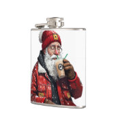 Cool Santa Drink Iced Coffee Christmas Art Heupfles (Links)