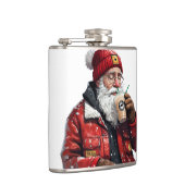 Cool Santa Drink Iced Coffee Christmas Art Heupfles (Rechts)