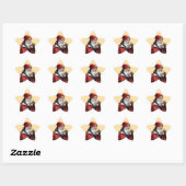 Cool Santa Drink Iced Coffee Christmas Art Ster Sticker (Vel)