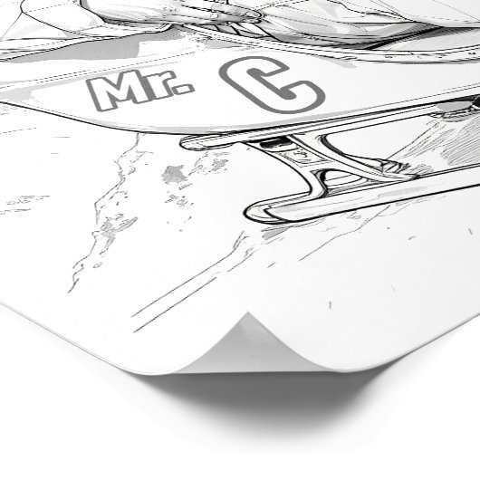 Cool Santa en Elf Poster (Hoek)