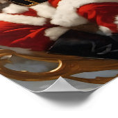 Cool Santa en Elf Poster (Hoek)