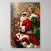 Cool Santa en Elf Poster (Voorkant)