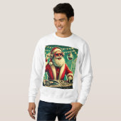 Cool Santa Grappig Kerstfeest Trui (Voorkant volledig)