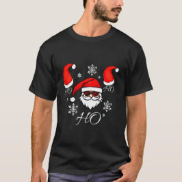 Cool Santa Ho Ho T-shirt Feestelijke Kerst