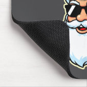 Cool Santa In Black Hat Sungles Graphic 2  Muismat (Hoek)