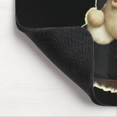 Cool Santa In Black Hat Sungles Graphic  Muismat (Hoek)