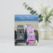 Cool Santa Monica Houses Briefkaart! Briefkaart (Staand voorkant)