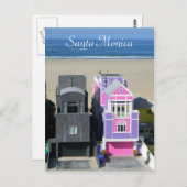 Cool Santa Monica Houses Briefkaart! Briefkaart (Voorkant / Achterkant)