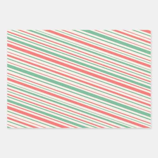 Cool Santa retro Merry Christmas bord rood groen Inpakpapier Vel (Voorkant 3)