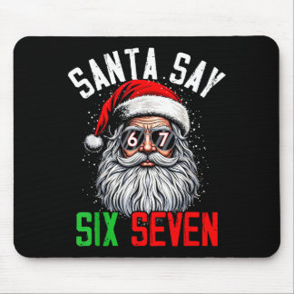 Cool Santa Says Six Seven Funny Christmas 67 Meme  Muismat
