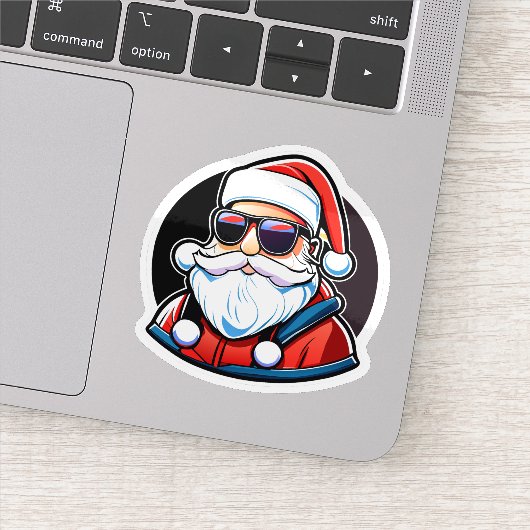 Cool santa sticker (Detail)