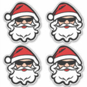Cool Santa Sticker (Voorkant)