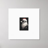 "Cool Santa" uitgerekt canvas (Voorkant)