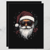 Cool Santa with Sunglasses Christmas (Voorkant / Achterkant)