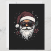 Cool Santa with Sunglasses Christmas (Achterkant)