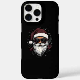 Cool Santa with Sunglasses Christmas iPhone 16 Pro Max Hoesje