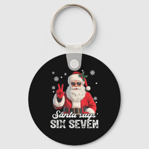 Cool Santa Zegt 67 Meme Grappig Kerstmis Xmas Mann Sleutelhanger