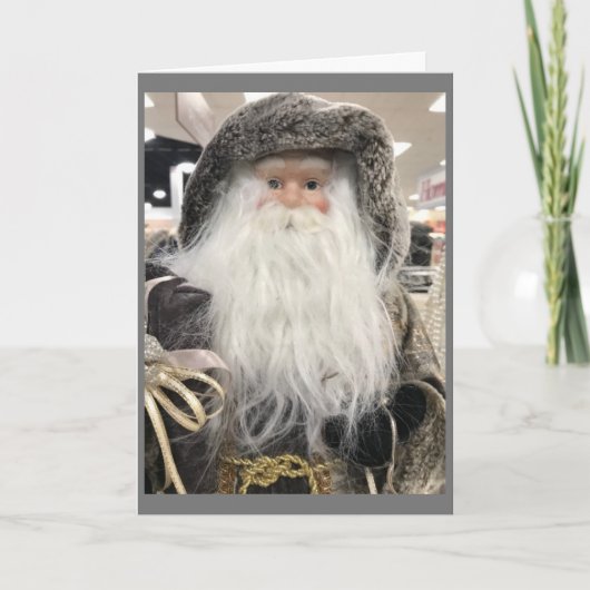 **COOL SANTA ZEGT MERRRRRY CHRISTMAS** KAART (Voorkant)