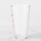 Cool Santa's Brew Crew Kerstbier Glas (Links)