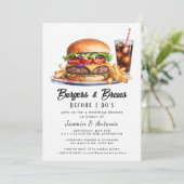 COOL Sap en Burgers Uitnodiging (Staand voorkant)