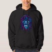 Cool  Sarcastic Lion Outfit Illustration Graphic Hoodie (Voorkant)