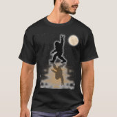 Cool Sasquatch Reflectie Toon liefde aan zijn fans T-shirt (Voorkant)