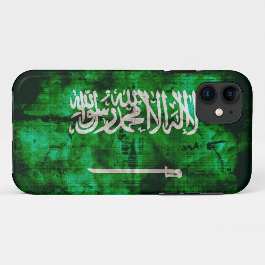 Cool Saudi Flag Case-Mate iPhone Case (Achterkant (horizontaal))