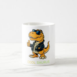 Cool Saurus Funny T Rex op dinosaurus Koffiemok