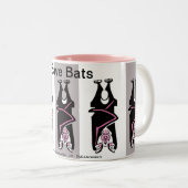 Cool Save BATS - Bedreigde dieren - Tweekleurige Koffiemok (Voorkant rechts)