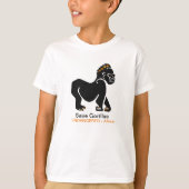 Cool Save GORILLAS - Bedreigde dieren grafiek T-shirt (Voorkant)