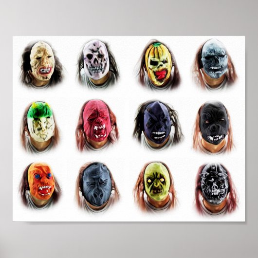 Cool Scale maskers Poster (Voorkant)