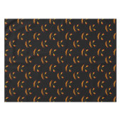 Cool scary Jack O'Lantern face Halloween patroon Tafelkleed (Voorkant (Horizontaal))