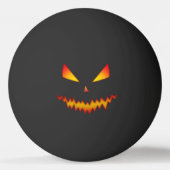 Cool scary Jack O'Lantern face Halloween Pingpongbal (Voorkant)
