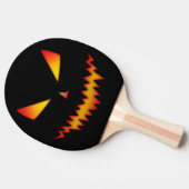 Cool scary Jack O'Lantern face Halloween Tafeltennisbatje (Zijkant)