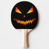 Cool scary Jack O'Lantern face Halloween Tafeltennisbatje (Voorkant)