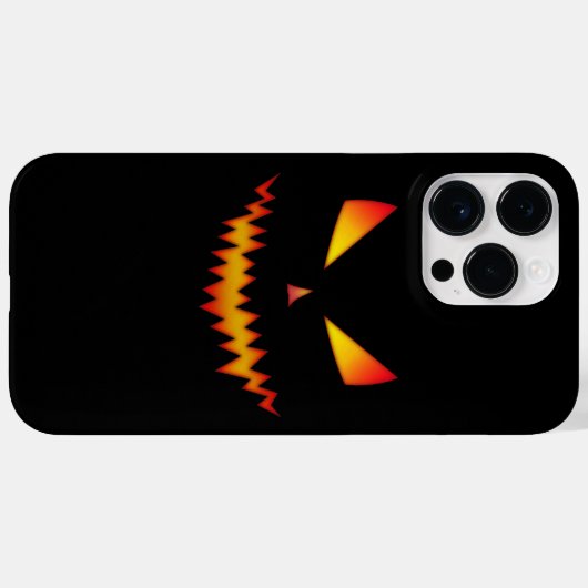 Cool scary Jack O'Lantern Halloween zwart Case-Mate iPhone Case (Achterkant (horizontaal))