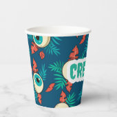 Cool Scary Spooky Eyes Halloween Papieren Bekers (Voorkant)