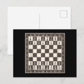 Cool Schaakbord Halloween Kostuum Grappige Lui DI Uitnodiging Briefkaart (Voorkant / Achterkant)