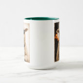Cool Schaap Drinkt IJskoude Koffie Mok (Midden)