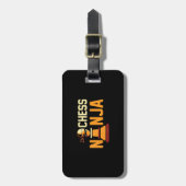 Cool Schaken Ninja Schakers Cadeau Bagagelabel (Voorkant verticaal)